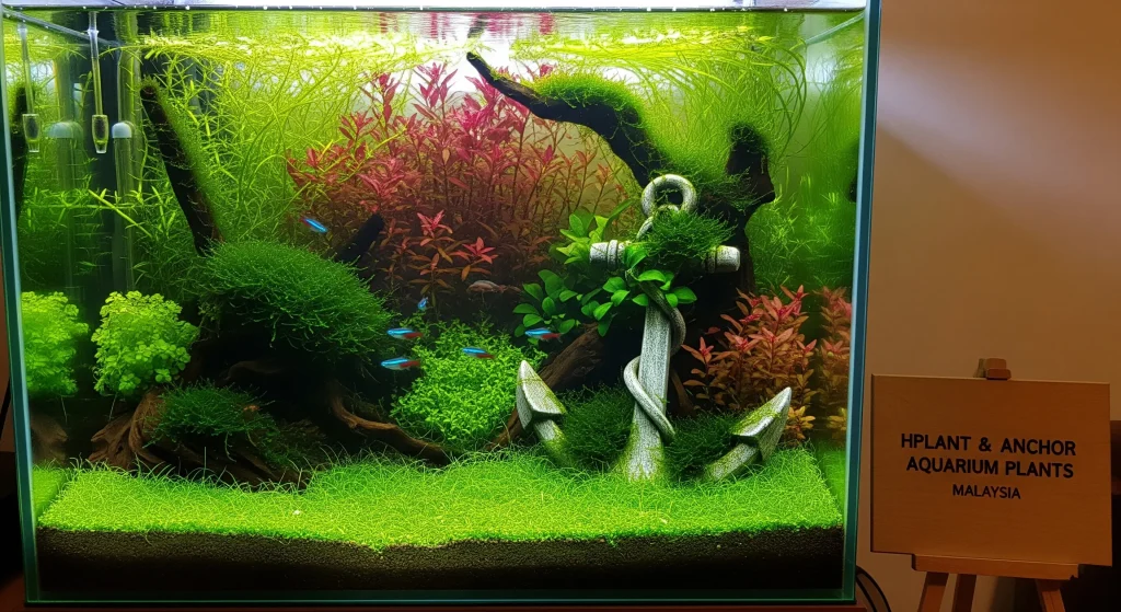 种植和固定水草