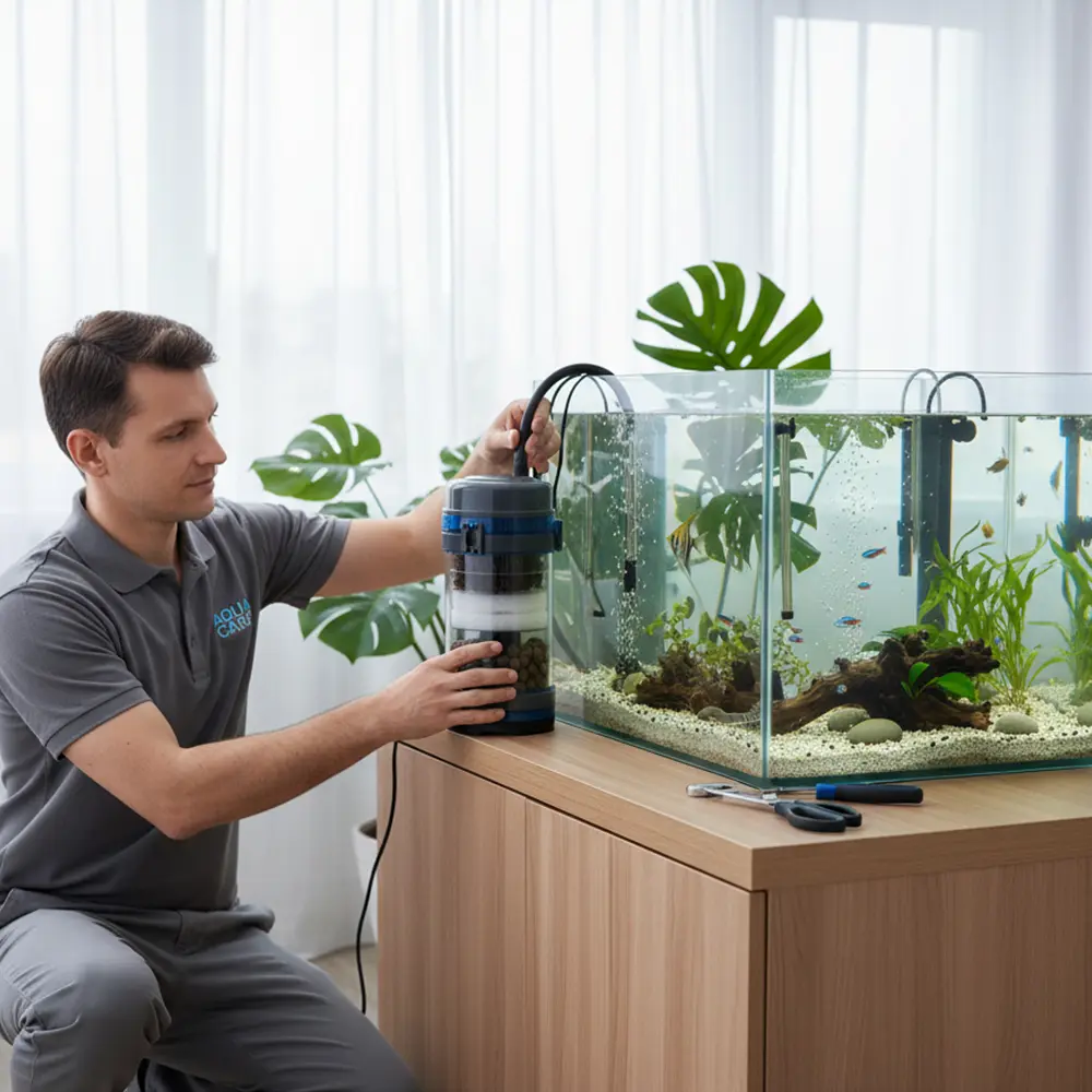 aquarium filter Malaysia types comparison