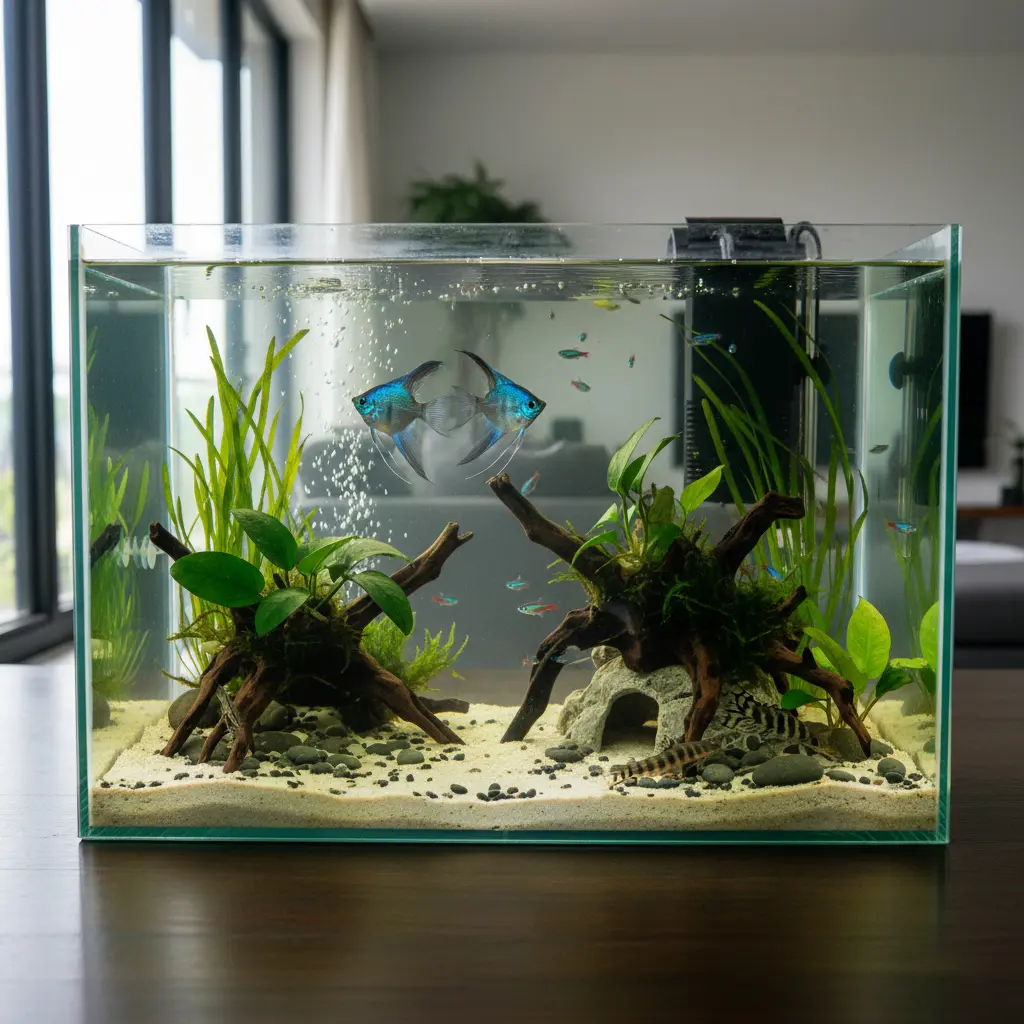 clean aquarium water Malaysia