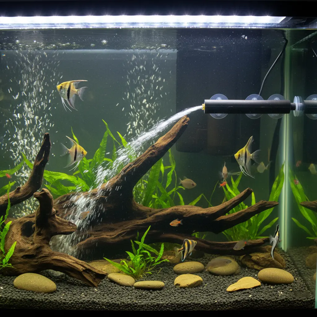 fish tank heater Kuala Lumpur placement